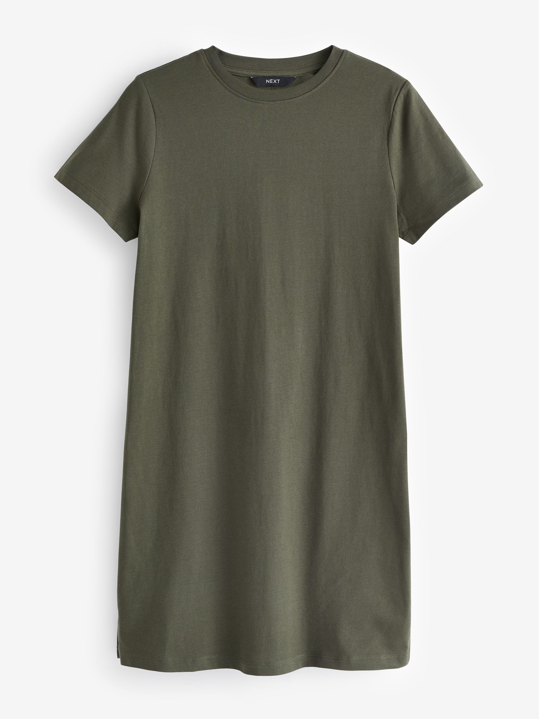 Khaki green t shirt dress hotsell
