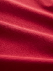Red Puff Sleeve Mini Jersey Dress - Image 6 of 6