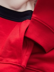 Red Varsity Colourblock Hoodie (3-16yrs) - Image 4 of 5
