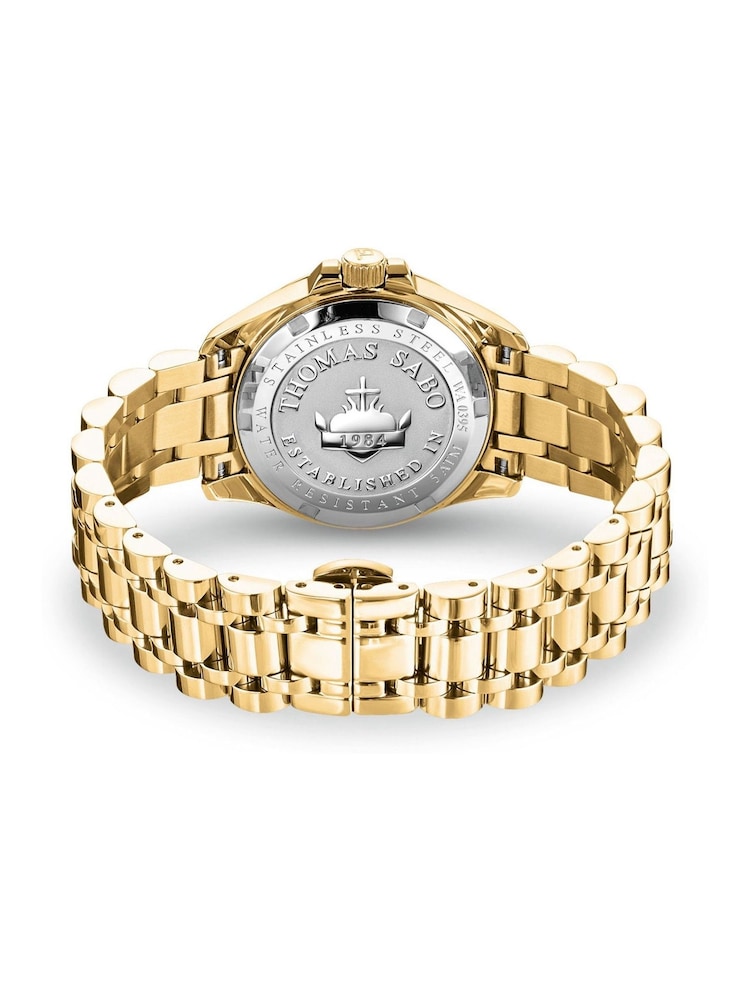 Thomas Sabo Gold Rebel Heart Quartz Watch - Image 2 of 5