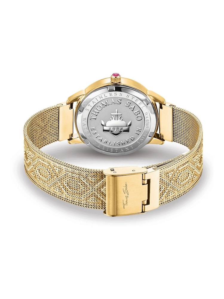 Thomas Sabo Green Glam & Soul Kaleidoscope Dragonfly Watch - Image 2 of 5