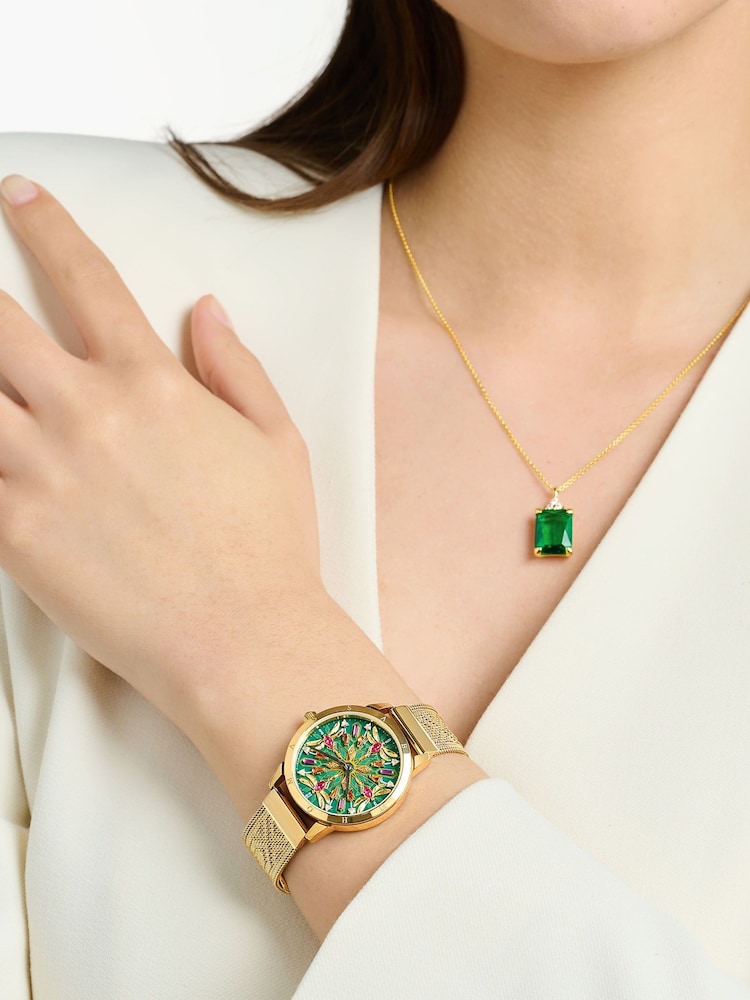Thomas Sabo Green Glam & Soul Kaleidoscope Dragonfly Watch - Image 5 of 5