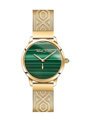 Thomas Sabo Green Glam & Soul Malachite Stone Watch - Image 1 of 5