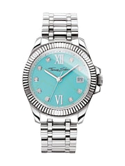 Thomas Sabo Blue Glam & Soul Turquoise Dial Watch - Stainless Steel Bracelet - Image 1 of 3