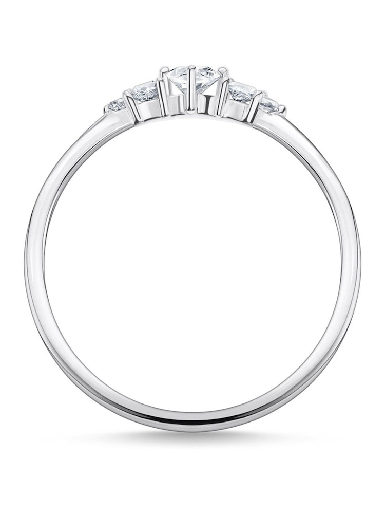 Thomas Sabo White Sparkling Vintage Ring - Image 1 of 4