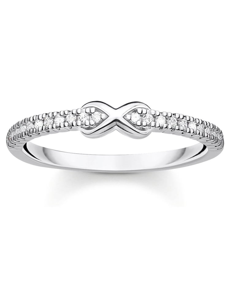 Thomas Sabo White Eternity Love Ring - Image 4 of 4 Thomas Sabo White Eternity Love Ring - Image 4 of 4