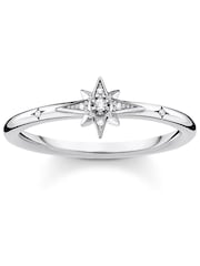 Thomas Sabo White Cosmic Star Ring - Enchanting Design. - Image 1 of 4