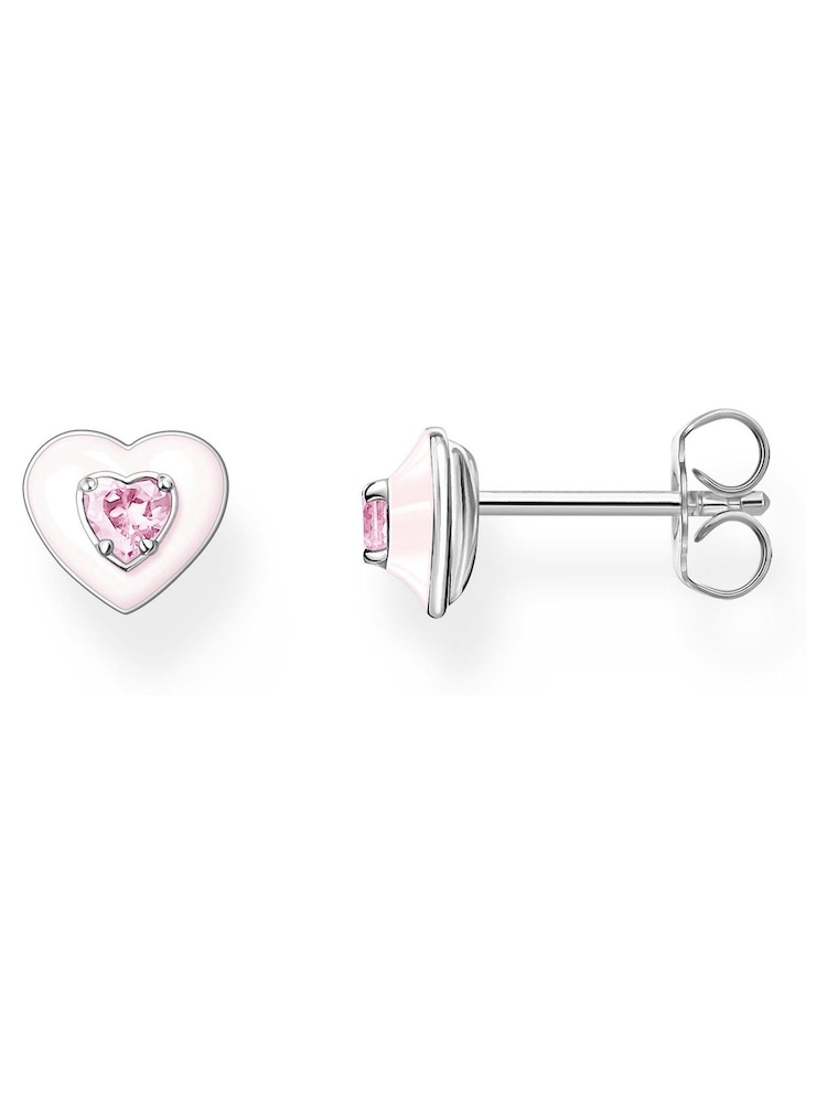 Thomas Sabo Pink Pastel Heart Studs - Image 1 of 3
