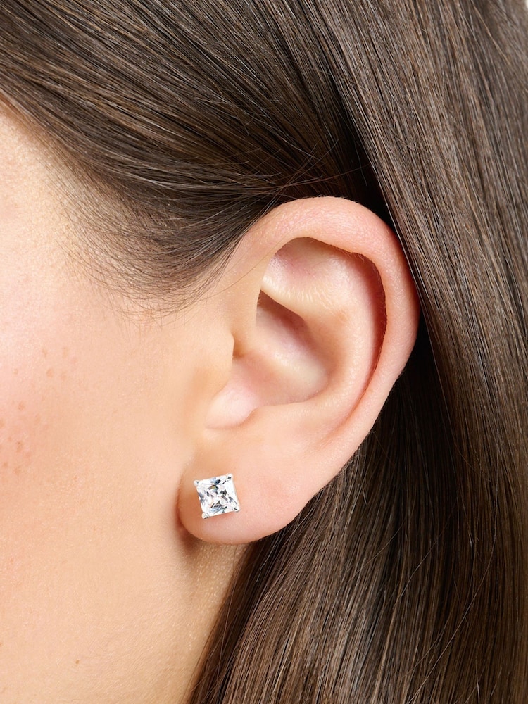 Thomas Sabo White Princess Cut Studs - Image 1 of 3