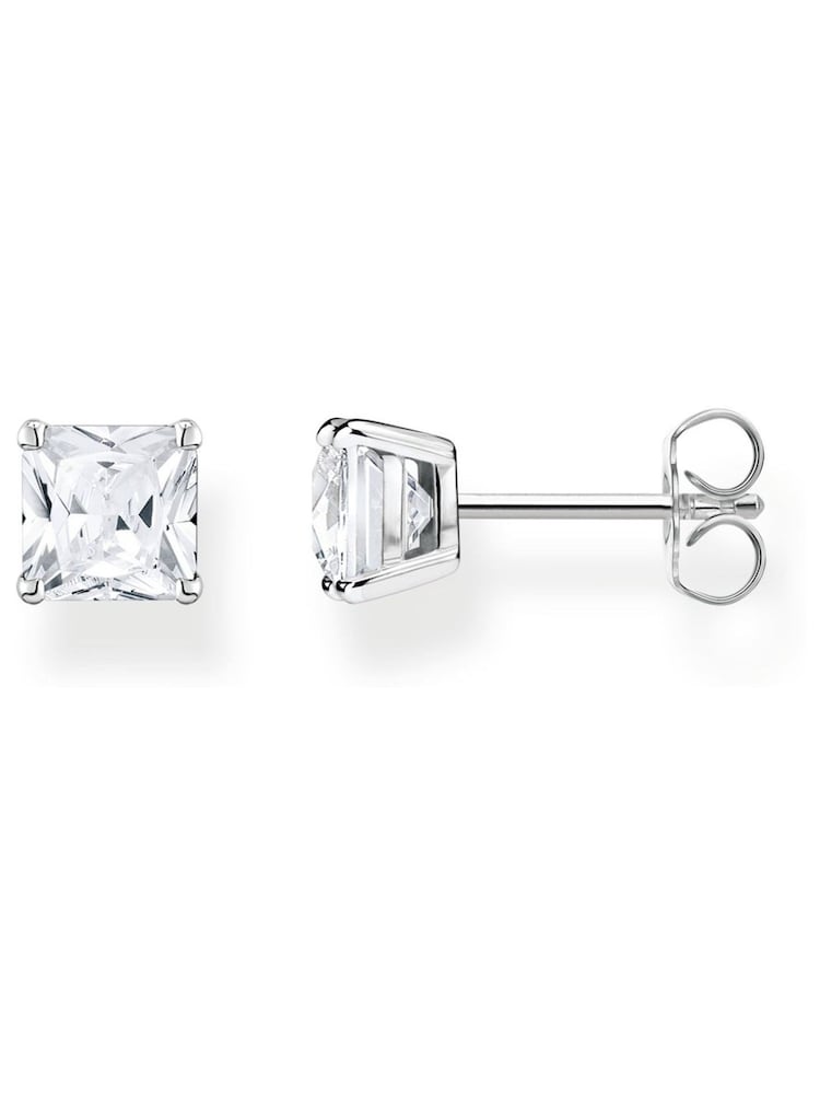 Thomas Sabo White Princess Cut Studs - Image 2 of 3