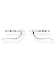 Thomas Sabo White Star Ear Climbers - 925 Silver - Image 2 of 3