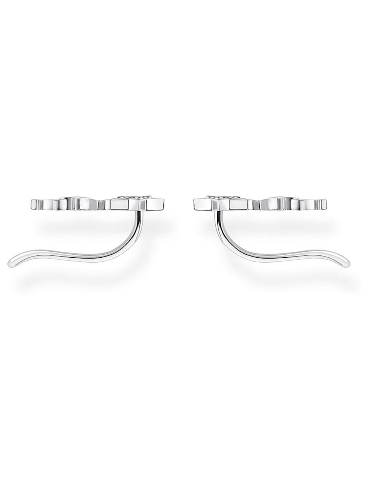 Thomas Sabo White Star Ear Climbers - 925 Silver - Image 2 of 3