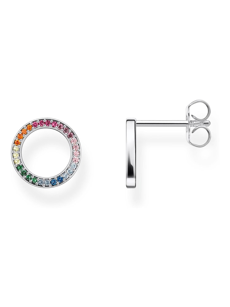 Thomas Sabo Silver Rainbow Diversity Studs - Image 1 of 4