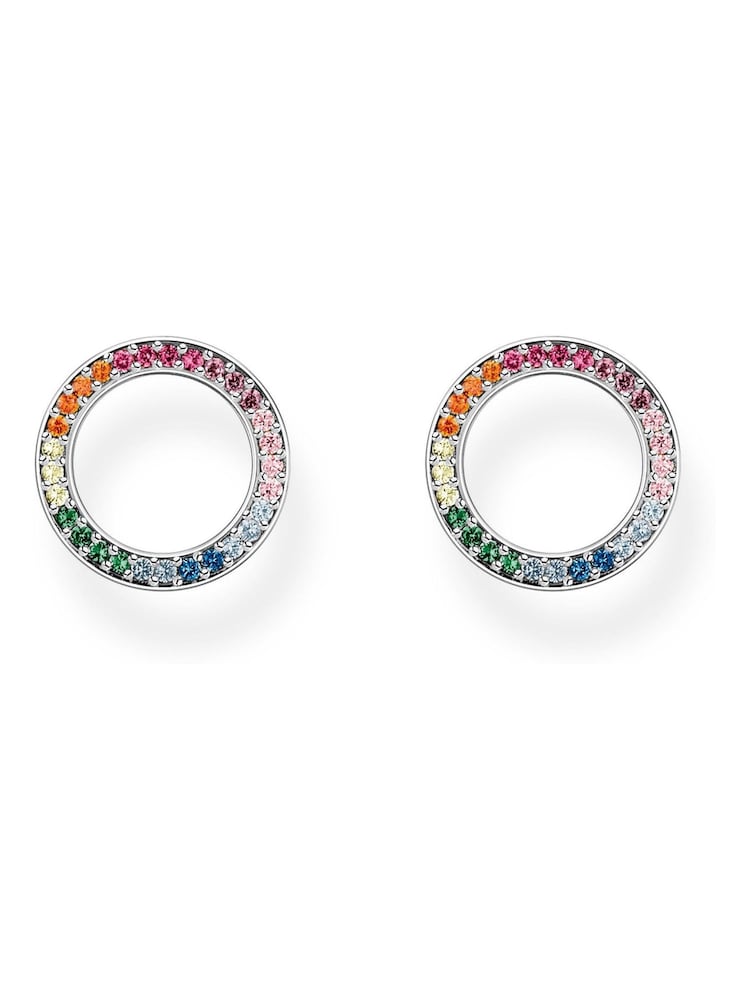Thomas Sabo Silver Rainbow Diversity Studs - Image 2 of 4