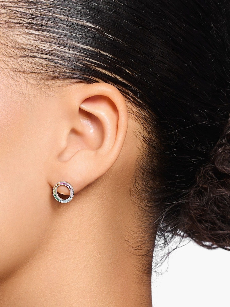 Thomas Sabo Silver Rainbow Diversity Studs - Image 4 of 4