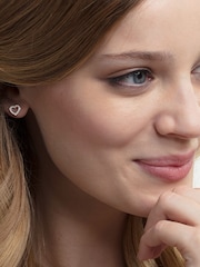 Thomas Sabo White Heart Love Studs - Image 1 of 2
