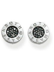 Thomas Sabo Black Pavé Studs - 925 Sterling, Zirconia - Image 1 of 3