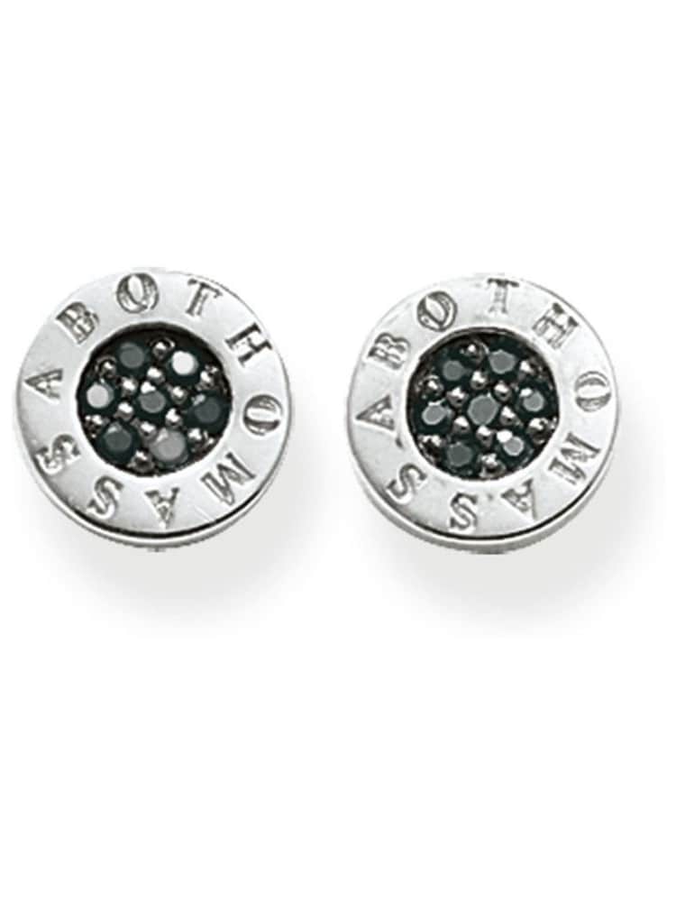 Thomas Sabo Black Pavé Studs - 925 Sterling, Zirconia - Image 1 of 3 Thomas Sabo Black Pavé Studs - 925 Sterling, Zirconia - Image 1 of 3