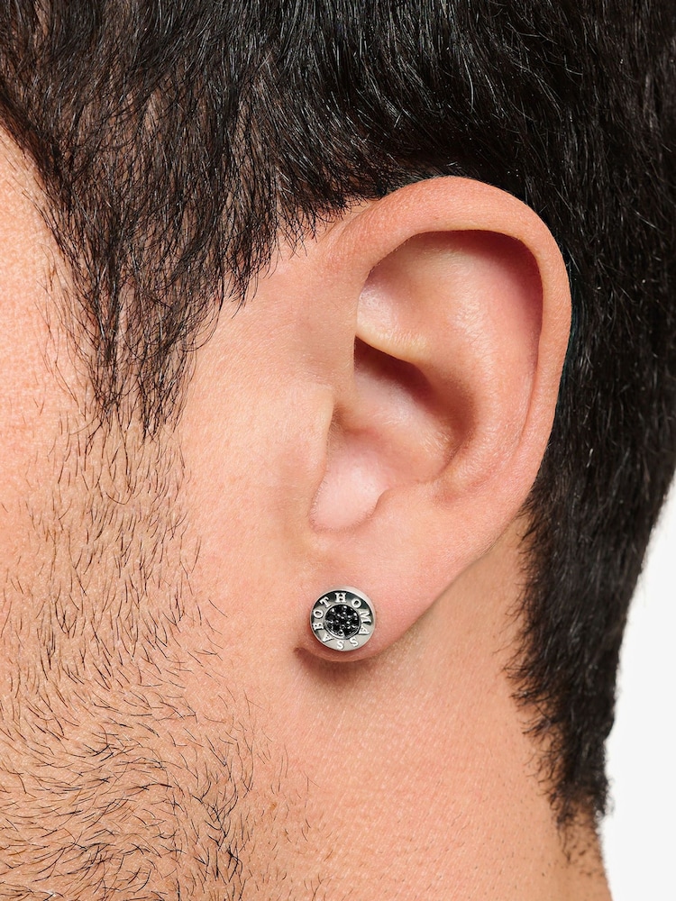 Thomas Sabo Black Pavé Studs - 925 Sterling, Zirconia - Image 3 of 3 Thomas Sabo Black Pavé Studs - 925 Sterling, Zirconia - Image 3 of 3