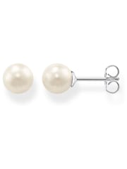 Thomas Sabo White Silver Pearl Studs - Image 1 of 2
