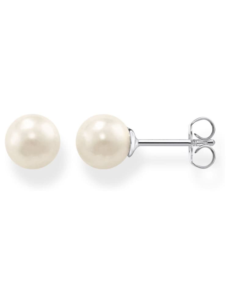 Thomas Sabo White Silver Pearl Studs - Image 1 of 2