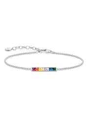 Thomas Sabo Silver Rainbow Bar Bracelet - Image 1 of 3