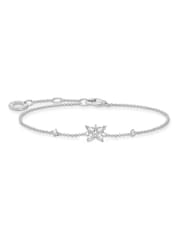 Thomas Sabo White Sparkling Butterfly Bracelet - Image 1 of 3