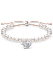 Thomas Sabo White Handcrafted Pearl Bracelet - Image 1 of 2