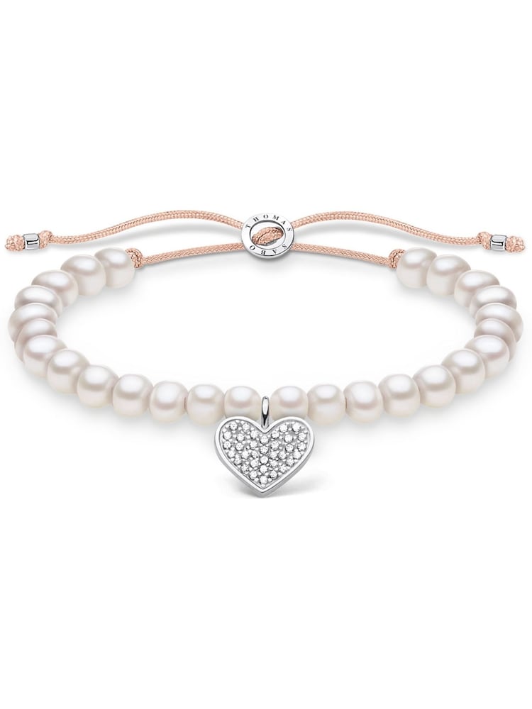 Thomas Sabo White Handcrafted Pearl Bracelet - Image 1 of 2