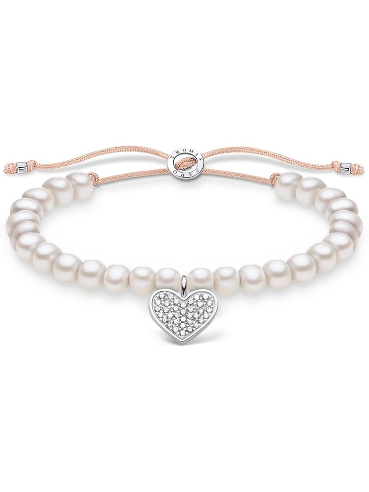 Thomas Sabo White Handcrafted Pearl Bracelet - Image 1 of 2 Thomas Sabo White Handcrafted Pearl Bracelet - Image 1 of 2
