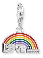 Thomas Sabo Silver Rainbow Love Charm Pendant - Image 1 of 4