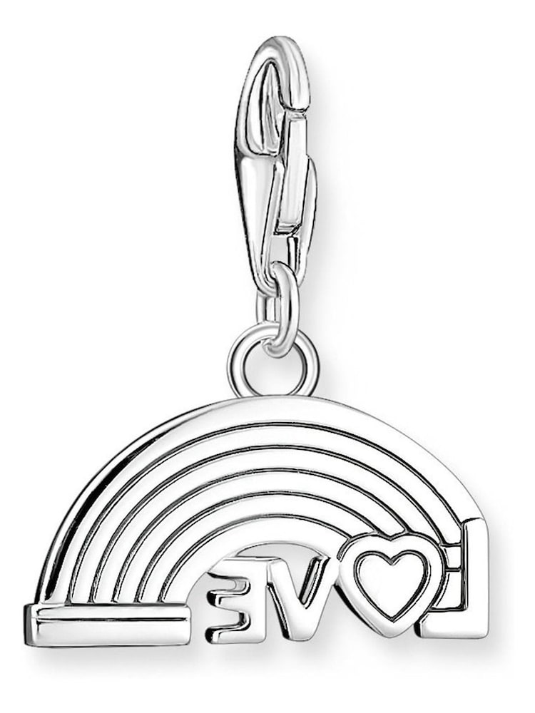 Thomas Sabo Silver Rainbow Love Charm Pendant - Image 2 of 4