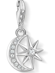 Thomas Sabo White Dreamy Star & Moon Charm Pendant - Image 1 of 2