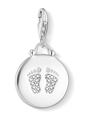 Thomas Sabo White Baby Footprints Charm - Image 1 of 3