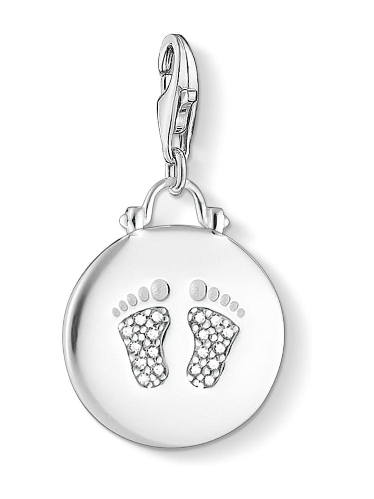 Thomas Sabo White Baby Footprints Charm - Image 1 of 3