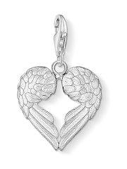 Thomas Sabo Silver Angel Wings Heart Pendant - Image 1 of 2