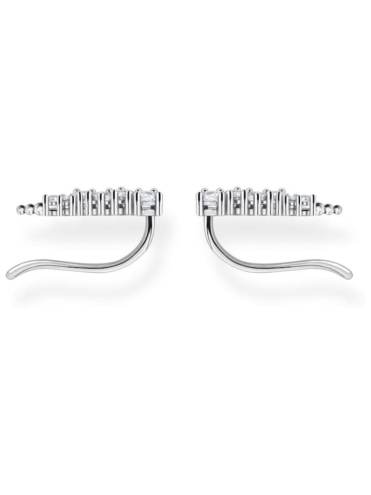 Thomas Sabo White White Stones Climber Earrings - Image 2 of 5