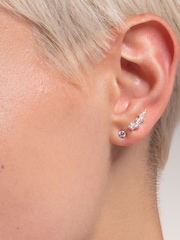 Thomas Sabo White White Stones Climber Earrings - Image 5 of 5