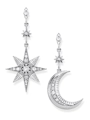 Thomas Sabo Silver Sparkling Star Earrings - 925 Silver - Image 1 of 3