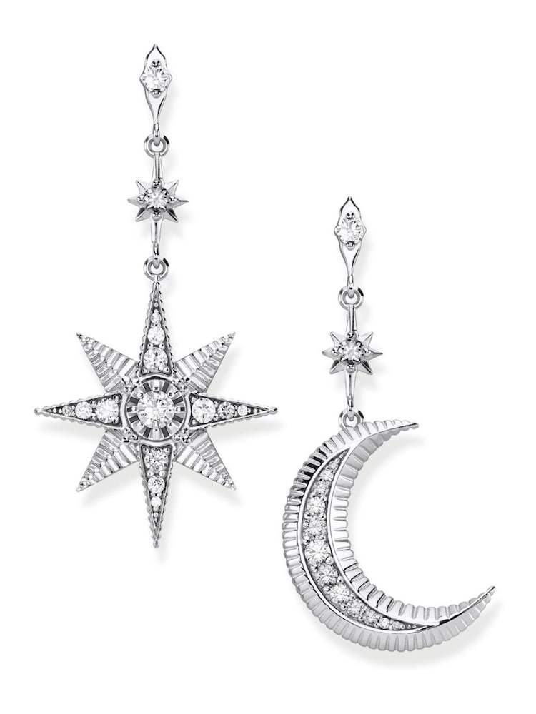 Thomas Sabo Silver Sparkling Star Earrings - 925 Silver - Image 1 of 3