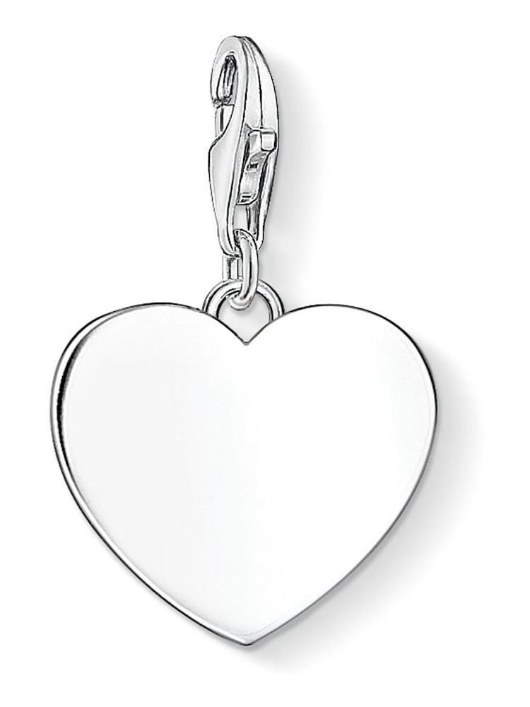 Thomas Sabo Silver Engravable Heart Charm - Image 1 of 3
