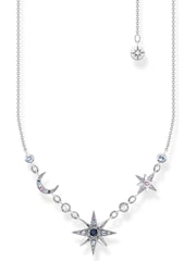 Thomas Sabo Silver Cosmic Star and Moon Necklace - Image 1 of 3