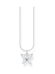 Thomas Sabo Silver Zirconia Butterfly Necklace - Image 1 of 2