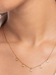 Thomas Sabo Gold Fine Playful Pendant Necklace - Image 2 of 3