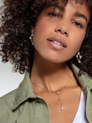 Thomas Sabo Gold Gold Cosmos Y-Necklace - 925 Gold, Zirconia - Image 3 of 3