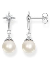 Thomas Sabo White Star Pearl Earrings - Image 1 of 4