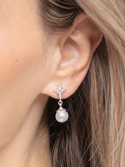 Thomas Sabo White Star Pearl Earrings - Image 4 of 4