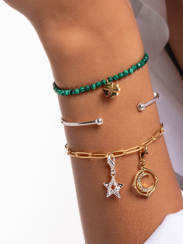 Thomas Sabo White Dots with Stones Bangle - Image 2 of 3