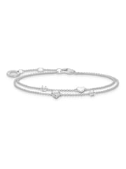 Thomas Sabo Silver Heart Stones Bracelet - Image 1 of 3