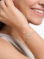 Thomas Sabo Silver Heart Stones Bracelet - Image 2 of 3